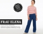 Preview: FRAU ELENA • schlichte Hose mit geradem Bein, PAPIERSCHNITT